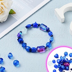 Наборы для изготовления ювелирных изделий из браслетов синей серии diy DIY-YW0002-66