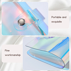 2 шт. мини-книжка-держатель для фотокарточек из ПВХ&nbsp;AJEW-SP0002-20A-01