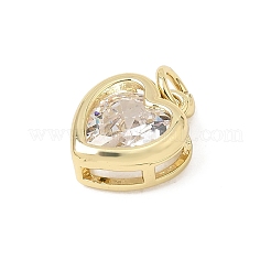 Pendentifs avec zircon cubiques à micro-pavés en laiton&nbsp;CU-CBA7D5E-02C-G
