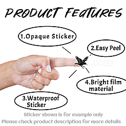 Самоклеящиеся бумажные декоративные наклейки DIY-WH0562-204