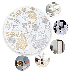 Самоклеющиеся латунные наклейки DIY-PH0004-26