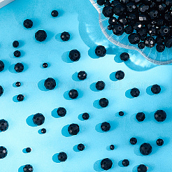 8 нити 4 стилей непрозрачных однотонных стеклянных бусин&nbsp;EGLA-LT0001-04D