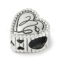 925 стерлингового серебра европейских бисер STER-R005-02AS-10