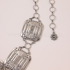 Цепи на талию из сплава с квадратными звеньями в богемном стиле для женщин&nbsp;FS-WGC3B23-02