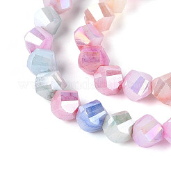 Антикоррозийные гальванические стеклянные бусины&nbsp;GLAA-T025-4mm-14A