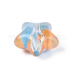 Bedruckte transparente Acrylperlen&nbsp;OACR-N161-07B