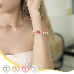 Абс пластиковые жемчужные бисера KY-PH0001-74A