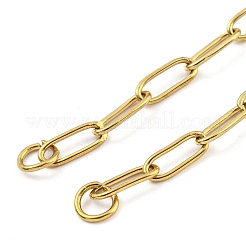 Изготовление ожерелий из цепочек-скрепок из нержавеющей стали 304&nbsp;X-AJEW-P119-05G