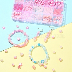DIY-Sets zur Schmuckherstellung aus Acrylperlen&nbsp;DIY-YW0009-81A