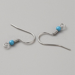 Ohrringhaken aus Edelstahl 304&nbsp;LS-STAS-WH0027-64P-08