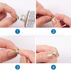 100 шт. фурнитура для сережек-гвоздиков из нержавеющей стали 304 STAS-TAG0001-16