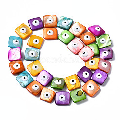 Нити бусин из натуральных пресноводных ракушек SHEL-S278-014