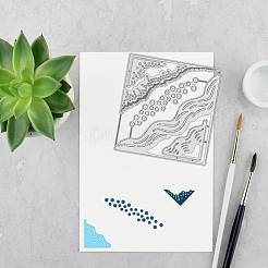 Углеродистая сталь разрезает трафареты DIY-WH0309-1867