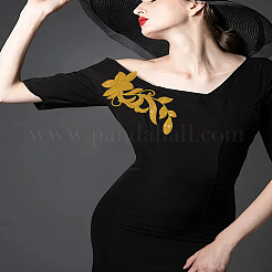 1 пара полиэстеровых нашивок с компьютерной вышивкой&nbsp;PATC-LP0001-26