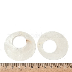 Подвески из натуральных ракушек Capiz SHEL-K006-61