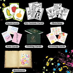 Leere Papierkarte&nbsp;DIY-NB0015-56B