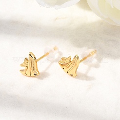 Серьги-гвоздики из циркония EJEW-C158-13B-G