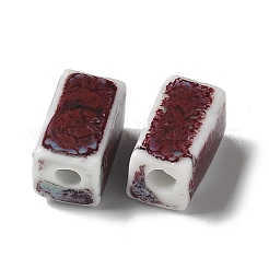 Фарфоровые бусины ручной работы PORC-L080-D01