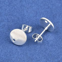 Placcatura ionica (ip) 304 acciaio inossidabile orecchini a perno&nbsp;STAS-G178-01S-10mm