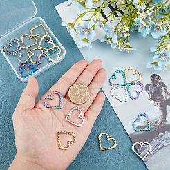 24 шт. подвески из нержавеющей стали 304 двух цветов&nbsp;STAS-DC0010-52