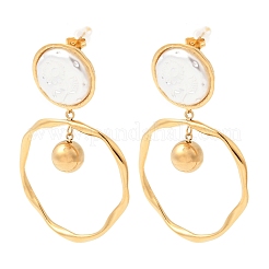 Pendientes colgantes de acero inoxidable 304&nbsp;EJEW-A158-08B-G