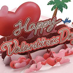 Biglietto di auguri pop-up in carta rettangolare 3d&nbsp;AJEW-F064-01A