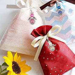 Стекло подвесные украшения&nbsp;HJEW-GO00028