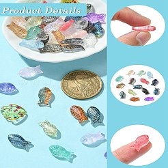 50шт 25 стиля гальванические стеклянные бусины ручной работы&nbsp;EGLA-YW0003-14