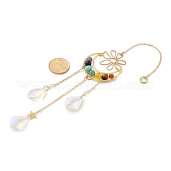 Чакра натуральные и синтетические драгоценные камни HJEW-TA00287