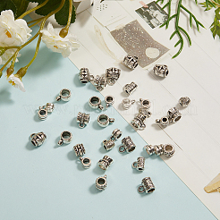 100 шт. 10 стильные тибетские поручни из сплава&nbsp;TIBE-CJ0001-11