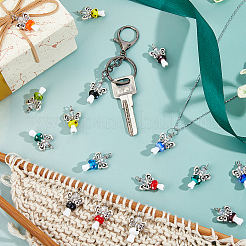 30 шт. бусины лэмпворк ручной работы с подвесками из стеклянных бусин&nbsp;PALLOY-FH00166