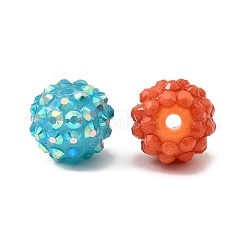 AB-цвет смолы горный хрусталь бисер RESI-S315-12x14-M