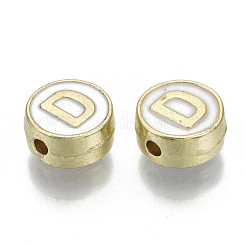 Perline smaltato in lega&nbsp;ENAM-S122-028D-NR