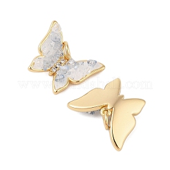 Латунь стекло кулоны&nbsp;KK-B111-05G