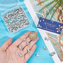 100шт 10 стиля бусины из сплава в тибетском стиле&nbsp;TIBEB-SC0001-33