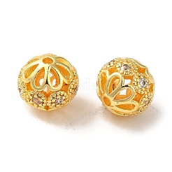 Покрытие стойки латунное паве бусины из кубического циркония KK-M285-32C-G