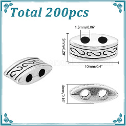 200 шт. многорядные звенья в тибетском стиле&nbsp;FIND-HY0003-80