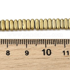 Гальванические нити из синтетических немагнитных гематитовых бусин G-H327-F01-02