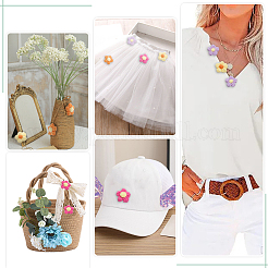 50 шт. 5 цвета хлопчатобумажные аксессуары для вязания вручную&nbsp;DIY-ME0001-44B