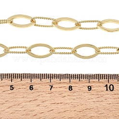 Ожерелья-цепочки из латуни с конским глазом&nbsp;NJEW-L013-09G