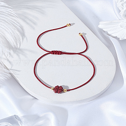 1шт регулируемые плетеные браслеты из волоконного шнура&nbsp;BJEW-LP0004-12