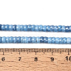 Filo di perline turchesi sintetici&nbsp;LS-G-Q606-46A-04