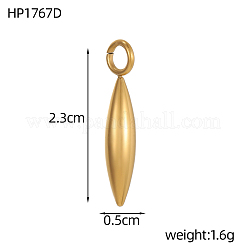 Подвески из нержавеющей стали 304&nbsp;STAS-OY006-15G