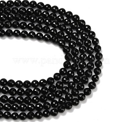 Бусины из натурального черного оникса&nbsp;G-C280-B01-10mm