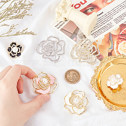 6 шт. 6-х стильная брошь-булавка в виде цветка для женщин&nbsp;JEWB-AR0001-07