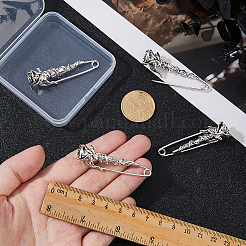 1 пара булавок для килта из цинкового сплава&nbsp;JEWB-FH0002-44AG