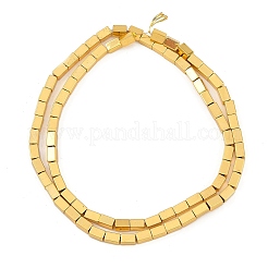 Гальванические нити из синтетических немагнитных гематитовых бусин&nbsp;G-C156-01G