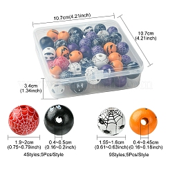 Набивные деревянные европейские бусины WOOD-FS0001-30