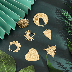 20шт 10 латунные подвески&nbsp;KK-CA0002-35