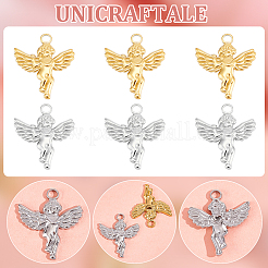 12 шт. подвески из нержавеющей стали 201 двух цветов&nbsp;STAS-UN0060-78